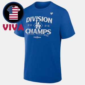 Los Angeles Dodgers NL West Division Champions 2025 Unisex T-Shirt