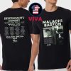 Malachi Barton 2025 Tour Descendants Zombies Worlds Collide Tour Dates Two Sided T-Shirt Hoodie Sweater