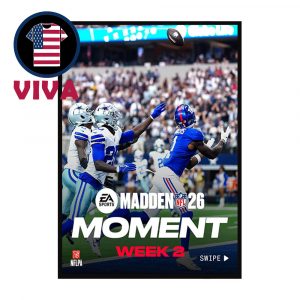 Malik Nabers Catch 29 Yard TD New York Giants vs Dallas Cowboys NFL 2025 Best Moment Week 2 Home Decor Poster Canvas