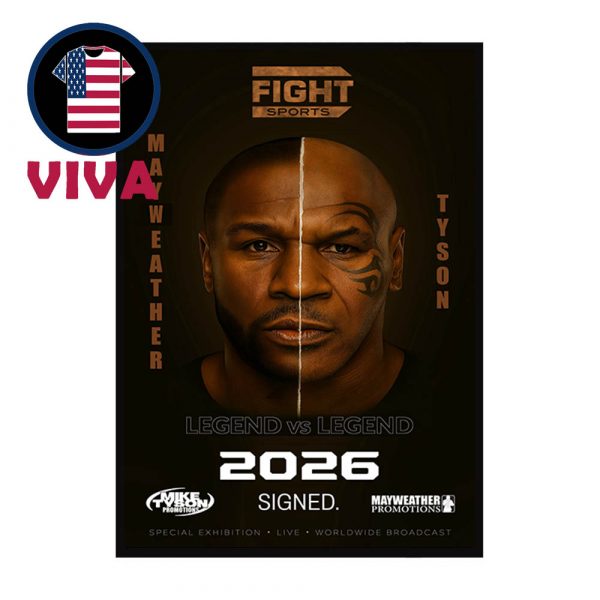 Mike Tyson vs Mayweather 2026 Legend vs Legend Home Decor Poster Canvas