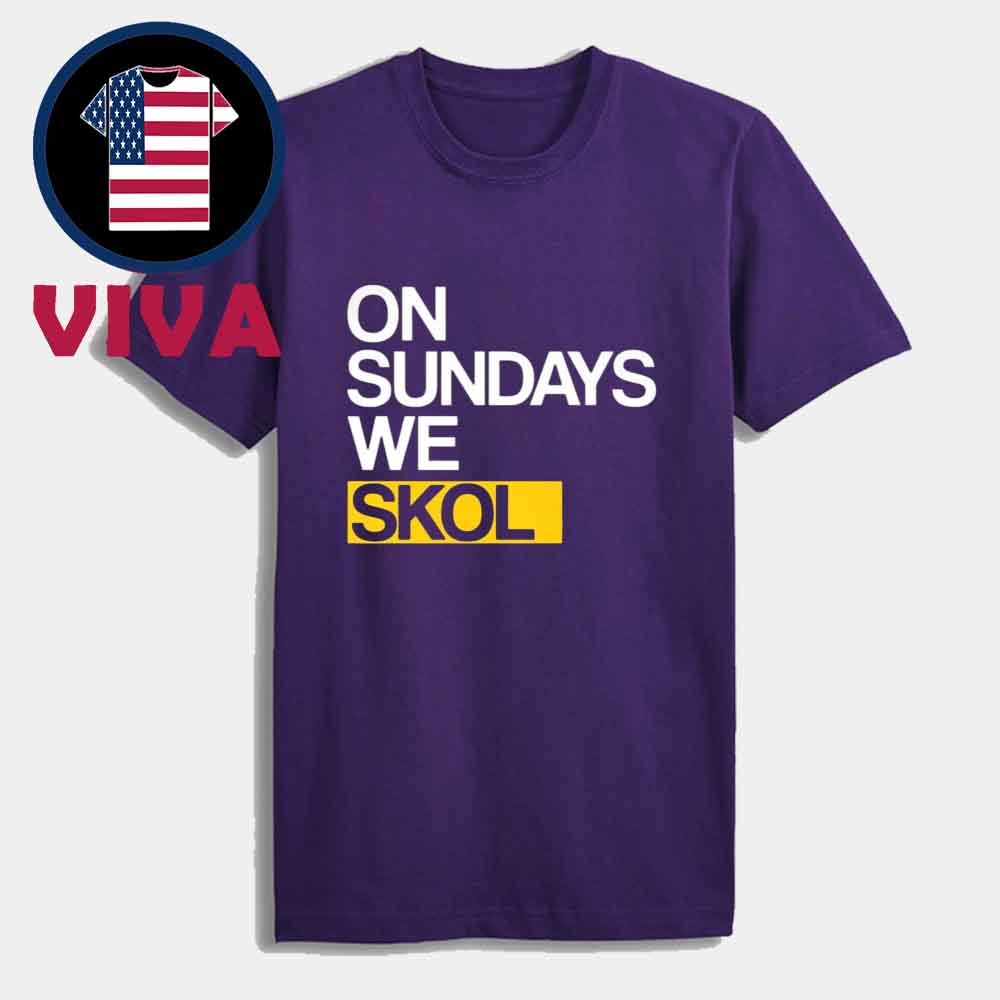 On Sundays We SKOL JJ McCarthy Minnesota Vikings Wear Unisex T-Shirt On Sundays We SKOL JJ McCarthy Minnesota Vikings Wear Unisex T-Shirt