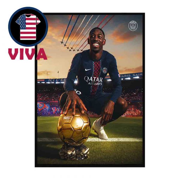Ousmane Dembele Ballon dOr 2025 Home Decor Poster Canvas