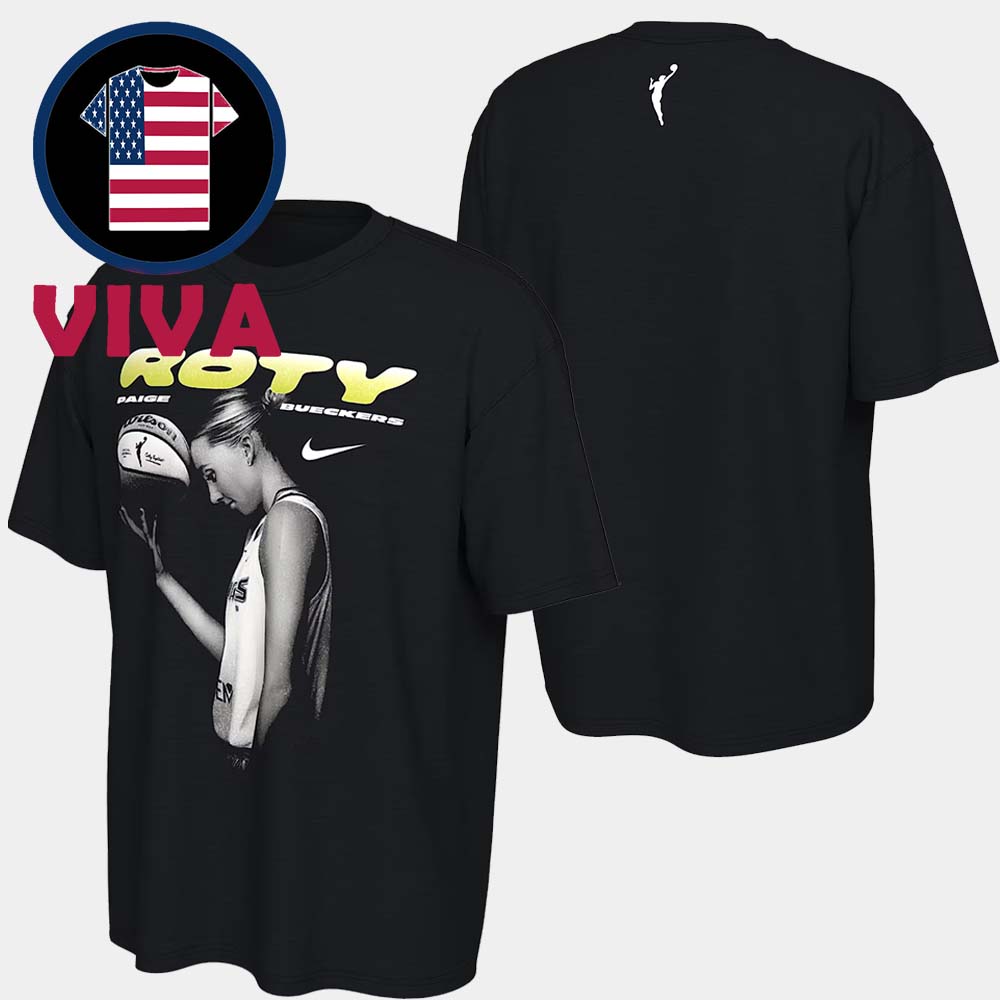 Paige Bueckers Nike 2025 Rookie Of The Year WNBA Two Sided T-Shirt Paige Bueckers Nike 2025 Rookie Of The Year WNBA Two Sided T-Shirt
