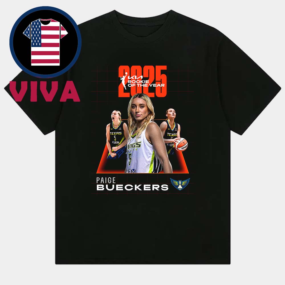 Paige Bueckers Rookie Of The Year WNBA 2025 Unisex T-Shirt Paige Bueckers Rookie Of The Year WNBA 2025 Unisex T-Shirt