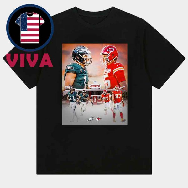 Philadelphia Eagles vs Kansas City Chiefs NFL 2025 Sunday September 15th Unisex T-Shirt
