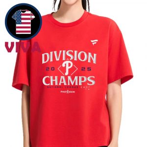 Philadelphia Phillies 2025 National League NL East Division Champions Unisex T-Shirt Hoodie Sweater