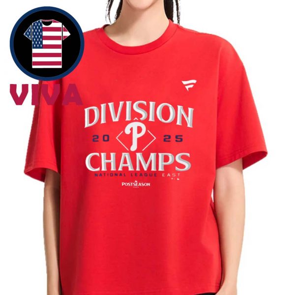 Philadelphia Phillies 2025 National League NL East Division Champions Unisex T-Shirt Hoodie Sweater