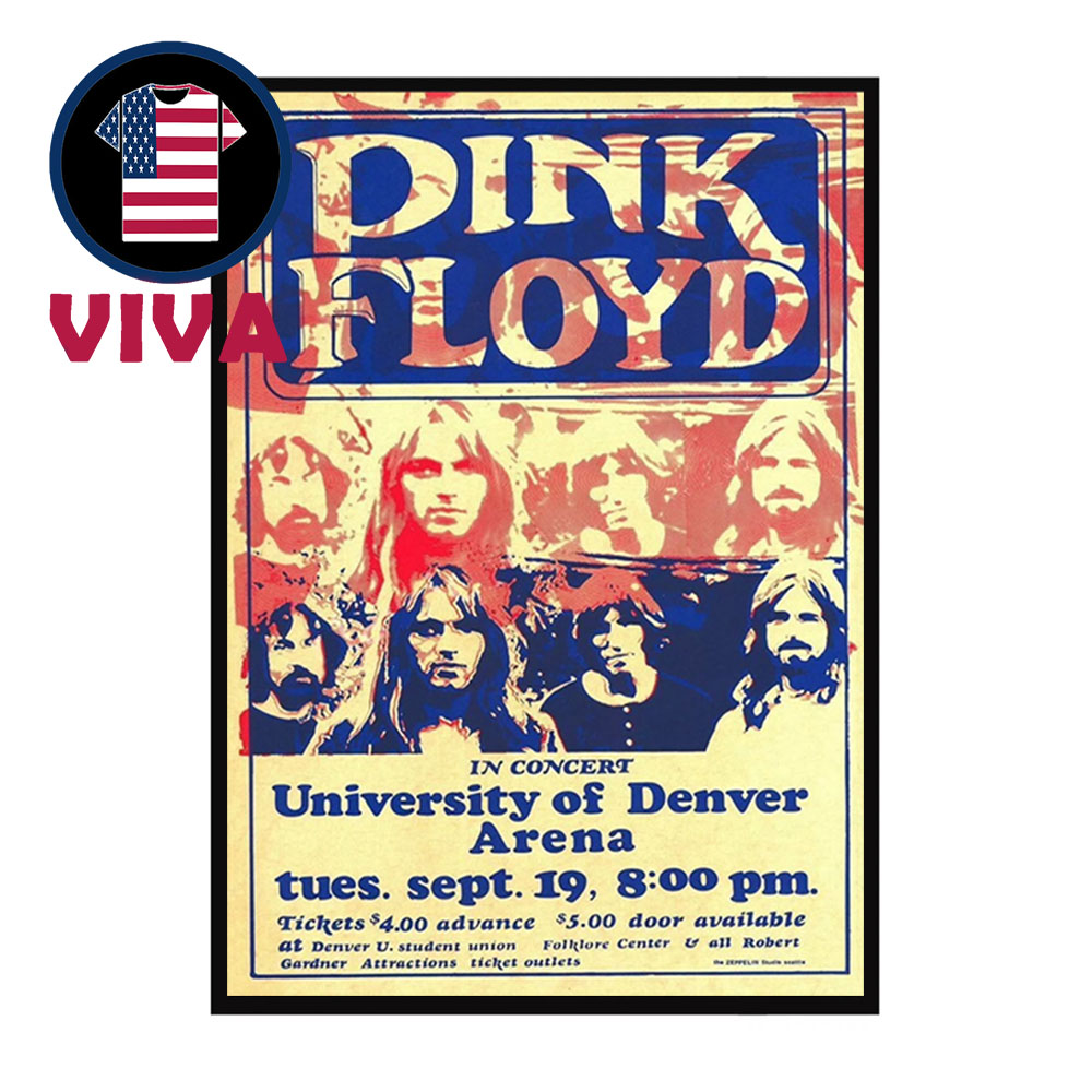 Pink Floyd University Of Denver Arena 2025 September 19th Home Decor Poster Canvas Pink Floyd University Of Denver Arena 2025 September 19th Home Decor Poster Canvas