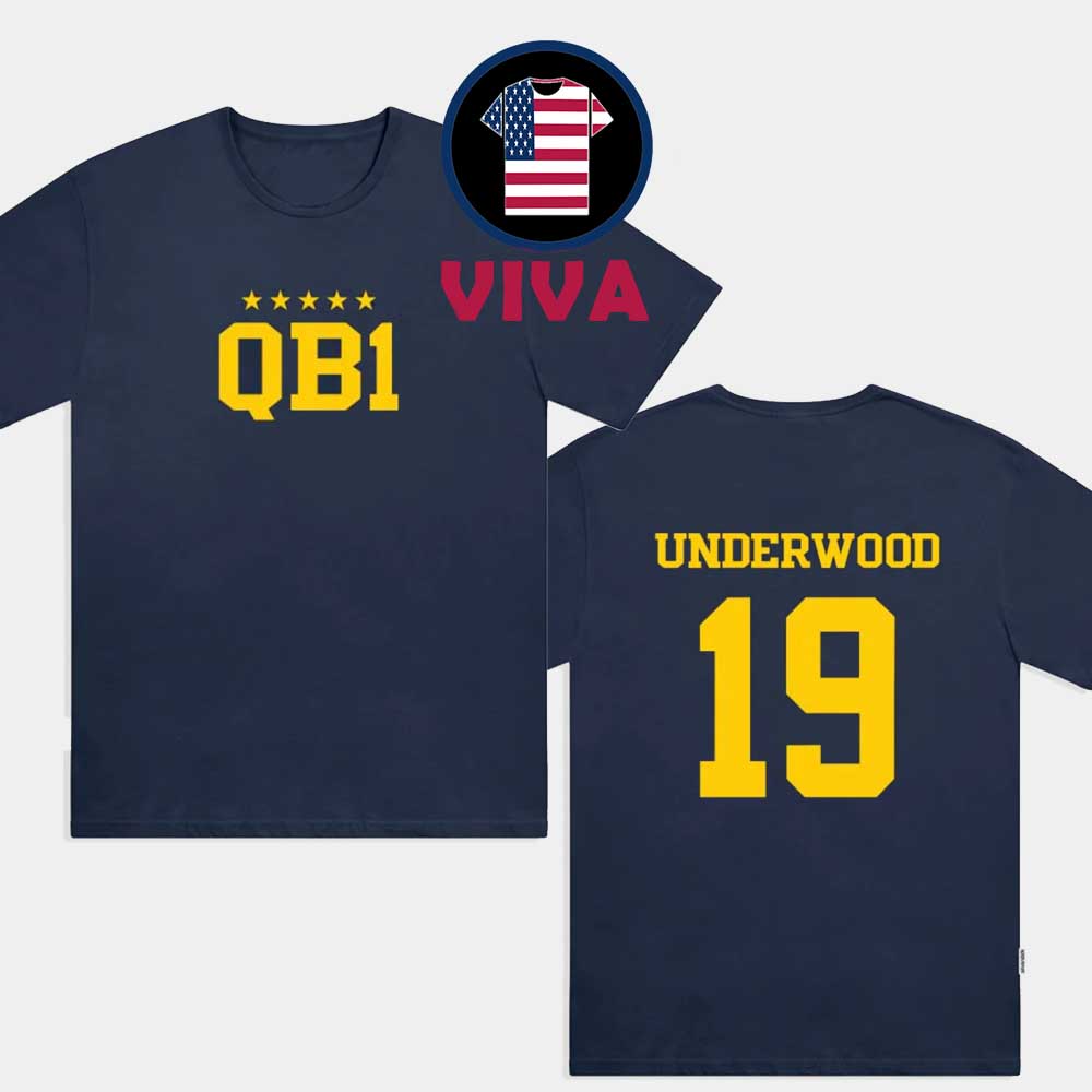 QB1 MI Bryce Underwood Michigan Wolverines College Football 2025 Two Sided T-Shirt Hoodie QB1 MI Bryce Underwood Michigan Wolverines College Football 2025 Two Sided T-Shirt Hoodie