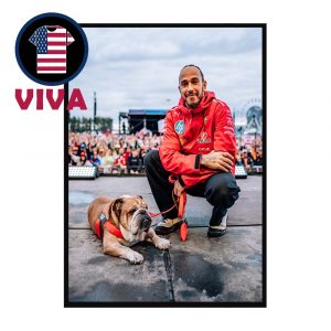 RIP Roscoe Lewis Hamilton’s Dog Dead At 12 Home Decor Poster Canvas