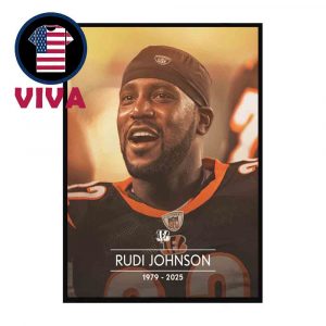 RIP Rudi Johnson Thank You For Memories Death At 45 Home Decor Poster Canvas