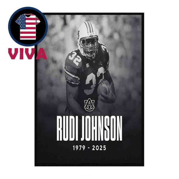 RIP Rudi Johnson Thank You For Memories Death At 45 NFL Home Decor Poster Canvas