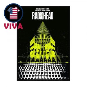 Radiohead Berlin 2025 Tour Uber Arena Germany December 8 9 11 12 Home Decor Poster Canvas