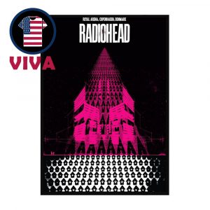 Radiohead Copenhagen 2025 Tour Royal Arena Denmark December 1 2 4 5 Home Decor Poster Canvas