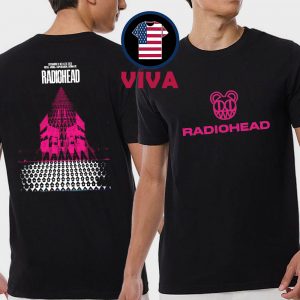 Radiohead Copenhagen 2025 Tour Royal Arena Denmark December 1 2 4 5 Two Sided T-Shirt