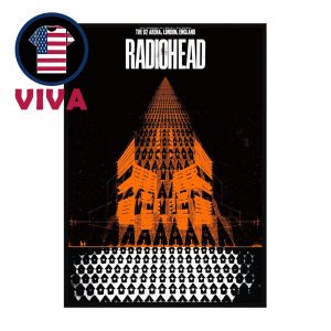 Radiohead London 2025 Tour The O2 UK November 21 22 24 25 Home Decor Poster Canvas