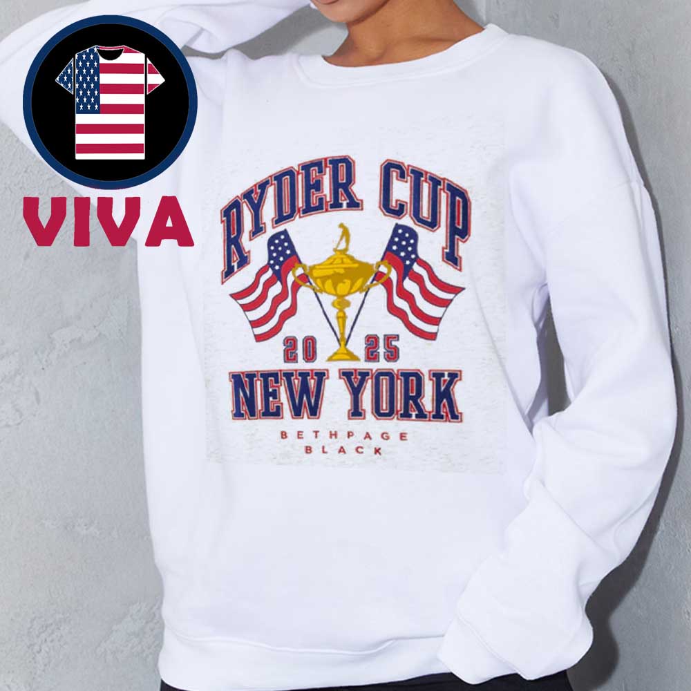 Ryder Cup New York 2025 Bethpage Black Crewneck Sweater T-Shirt Ryder Cup New York 2025 Bethpage Black Crewneck Sweater T-Shirt