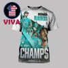 Seattle Mariners AL West Champions 2025 MLB Seize The Moment All Over Print T-Shirt