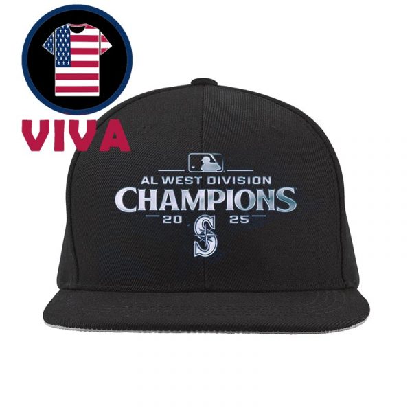 Seattle Mariners AL West Division Champions 2025 MLB Classic Hat Cap