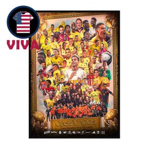 Seleccion Colombia Estamos Clasificados Copa Mundial De la Fifa 2026 Home Decor Poster Canvas