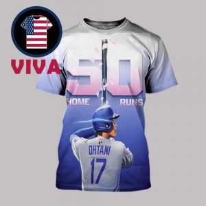 Shohei Ohtani 50 Homers And 50 Strikeouts 2025 MLB New 50 50 Club All Over Print T Shirt Shohei Ohtani 50 Homers And 50 Strikeouts 2025 MLB New 50 50 Club All Over Print T Shirt