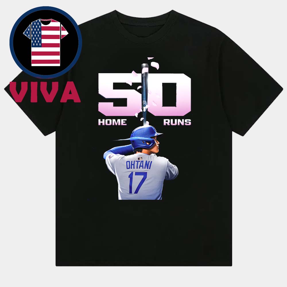 Shohei Ohtani 50 Home Runs And 50 Strikeouts 2025 MLB New 50 50 Club Unisex T-Shirt Shohei Ohtani 50 Home Runs And 50 Strikeouts 2025 MLB New 50 50 Club Unisex T-Shirt