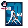 Shohei Ohtani 50 Home Runs And 50 Strikeouts 2025 MLB New 50 50 Club Home Decor Poster Canvas