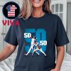 Shohei Ohtani 50 Home Runs And 50 Strikeouts 2025 MLB New 50 50 Club Unisex T-Shirt