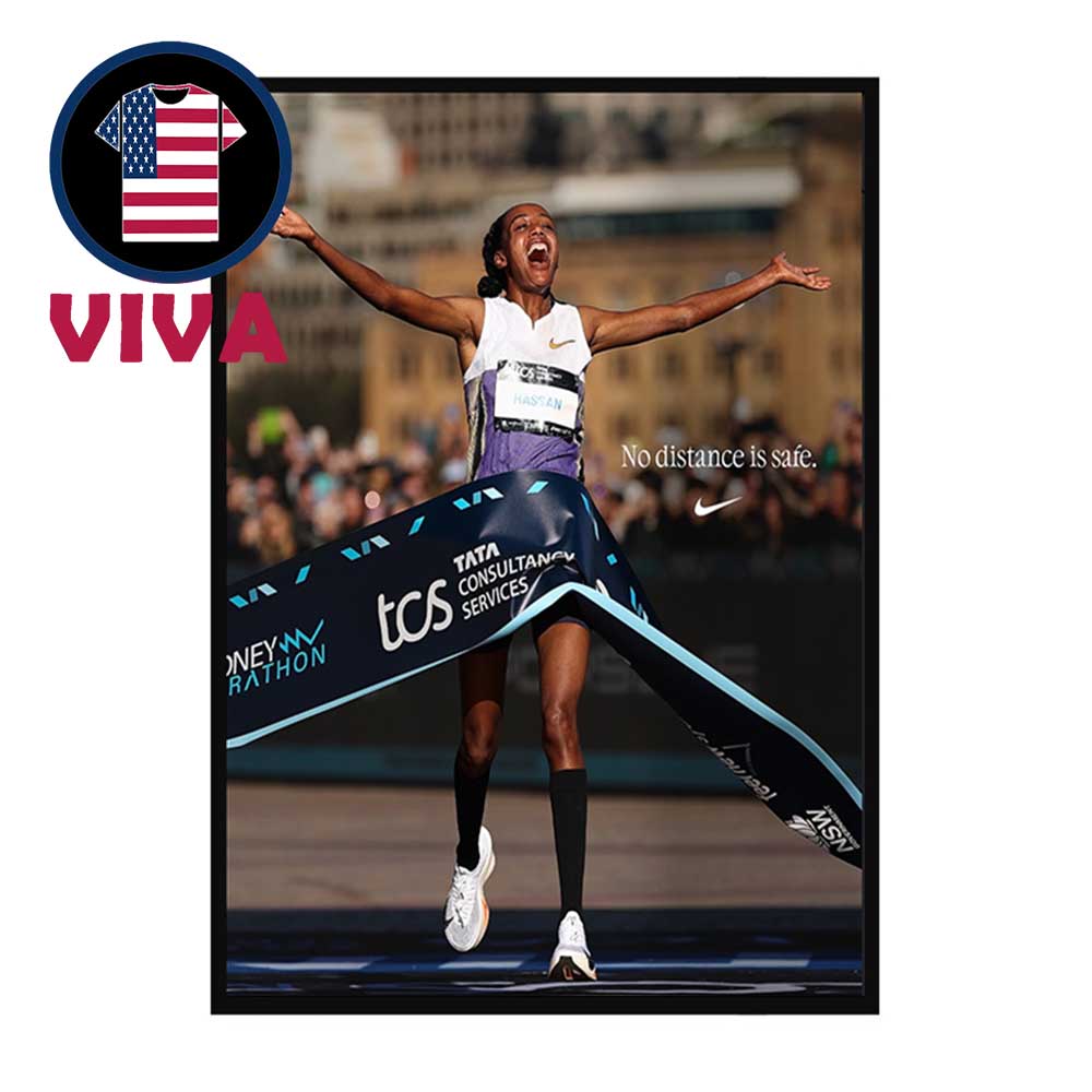 Sifan Hassan Win Sydney Marathon 2025 No Distance Is Safe Home Decor Poster Canvas Sifan Hassan Win Sydney Marathon 2025 No Distance Is Safe Home Decor Poster Canvas