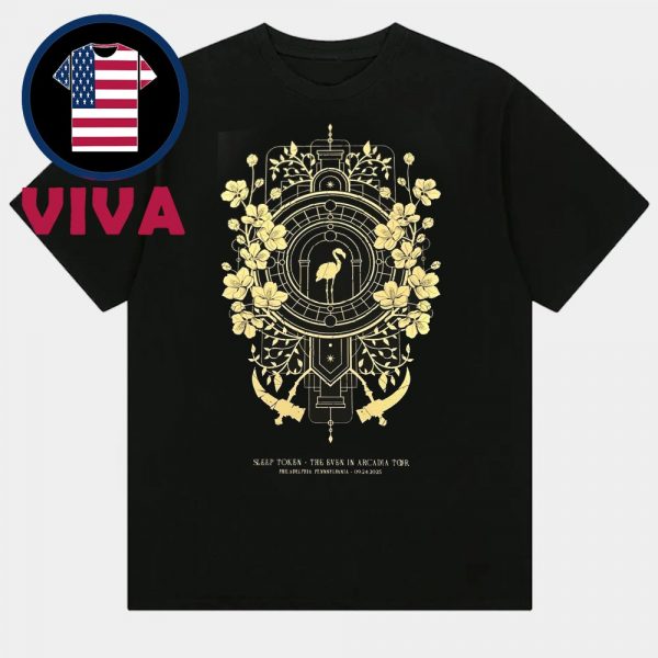 Sleep Token Philadelphia PA 2025 Xfinity Mobile Arena Even In Arcadia Concert Tour Unisex T-Shirt