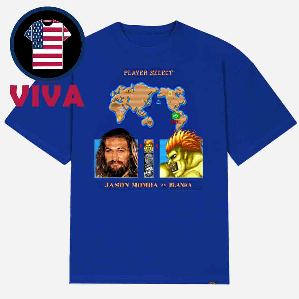 Street Fighter Moive 2026 Jason Momoa Is Blanka Unisex T-Shirt Street Fighter Moive 2026 Jason Momoa Is Blanka Unisex T-Shirt
