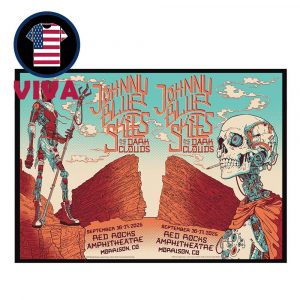 Sturgill Simpson aka Johnny Blue Skies Red Rocks Amphitheatre 2025 Morrison CO September 16th 17th Matchup Home Decor Poster Canvas