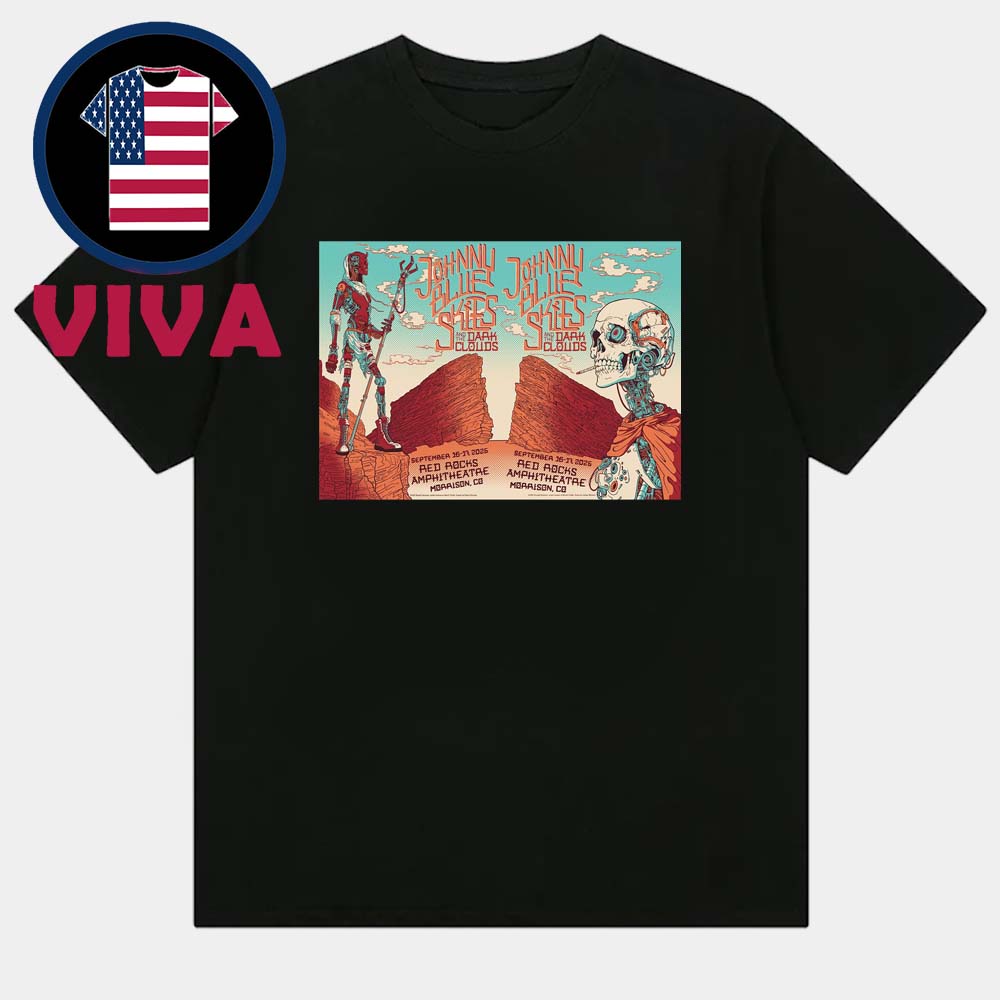 Sturgill Simpson aka Johnny Blue Skies Red Rocks Amphitheatre 2025 Morrison CO September 16th 17th Matchup Unisex T-Shirt Sturgill Simpson aka Johnny Blue Skies Red Rocks Amphitheatre 2025 Morrison CO September 16th 17th Matchup Unisex T-Shirt