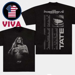 Tate McRae Miss Possessive 2025 Tour Dates Pose Unisex T-Shirt