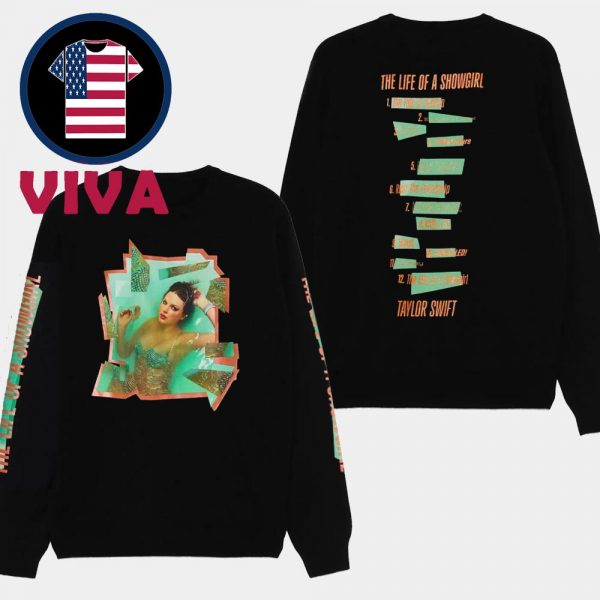 Taylor Swift The Life Of A Show Girl Spotify Fans Exclusive All Over Print Sweater Crewneck