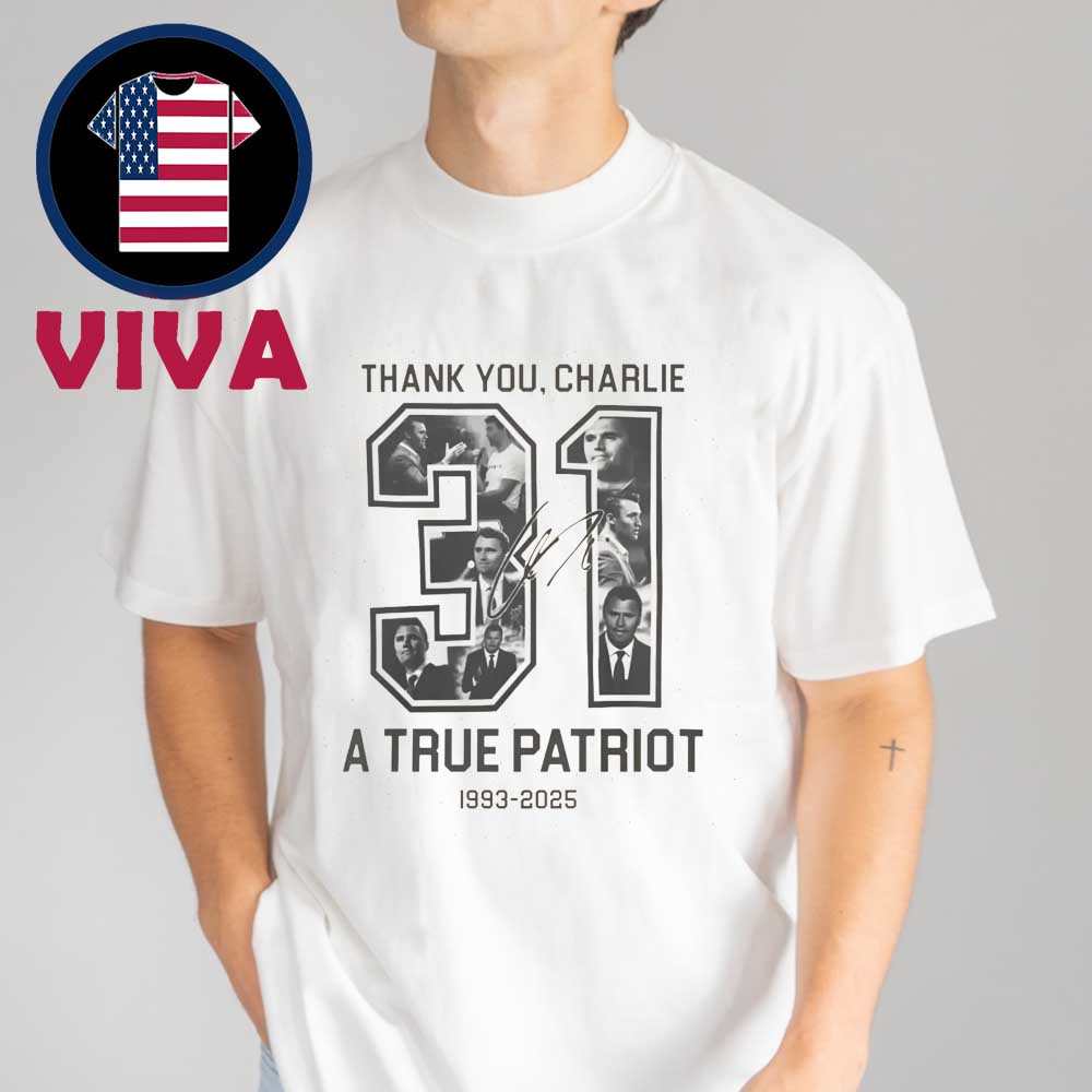 Thank You Charlie Kirk A True Patriot 31 Signature Unisex T-Shirt Thank You Charlie Kirk A True Patriot 31 Signature Unisex T-Shirt