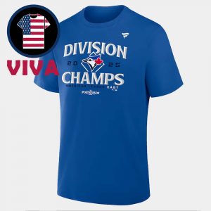 Toronto Blue Jays 2025 AL East Division Champions Unisex T-Shirt Toronto Blue Jays 2025 AL East Division Champions Unisex T-Shirt