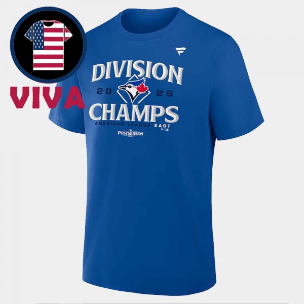 Toronto Blue Jays 2025 AL East Division Champions Unisex T-Shirt
