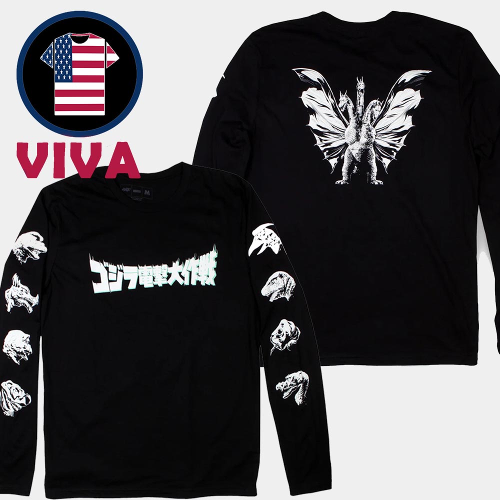 Alamo Drafthouse x Godzilla Destroy All Monster Long-Sleeve T-Shirt Alamo Drafthouse x Godzilla Destroy All Monster Long-Sleeve T-Shirt