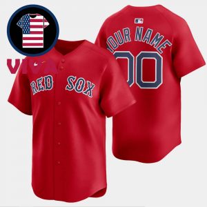 Boston Red Sox Red Alternate Limited MLB Nike Custom Jersey