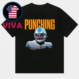 Brian Branch Punching JuJu Smith Schuster NFL 2025 Unisex T-Shirt