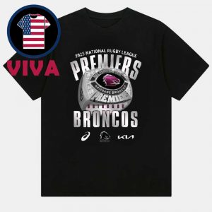 Brisbane Broncos National Rugby League NRL Premiers Champions 2025 Ring Unisex T-Shirt