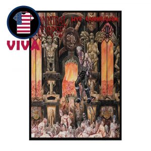 Cannibal Corpse Live Cannibalism 25th Anniversary Home Decor Poster Canvas
