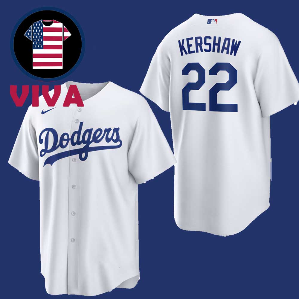Clayton Kershaw Los Angeles Dodgers MLB Nike Home Limited Player Jersey Clayton Kershaw Los Angeles Dodgers MLB Nike Home Limited Player Jersey