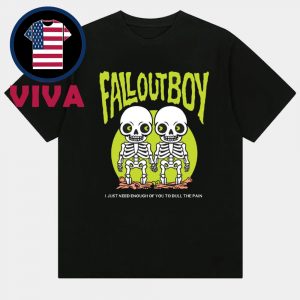 Fall Out Boy Halloween 2025 Drop Twin Skeleton Unisex T-Shirt