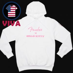 Fender x Hello Kitty Crewneck Logo All Over Print Hoodie