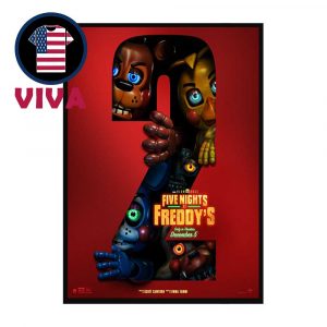 Five Nights at Freddy’s 2 InTheaters December 5th 2025 Home Decor Poster Canvas