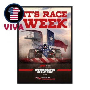 Formula 1 United State Grand Prix Austin GP 2025 Home Decor Poster Canvas