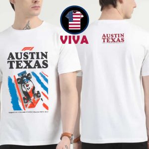 Formula 1 United States Grand Prix 2025 Austin Texas Two Sided T-Shirt