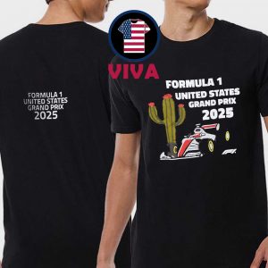 Formula 1 x Pacsun United States Grand Prix 2025 Austin Cactus Two Sided T-Shirt